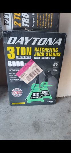 Daytona 3 ton heavy duty jack stands
