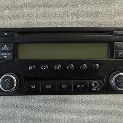 OEM Nissan Versa / Versa Note Radio Head Unit – AM FM CD AUX – Part #28185-3VY0A (PP-3442C)