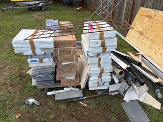 Lot of tile and border strips