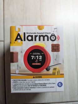 Nintendo Sound Clock Alarmo Alarm Clock Mario Zelda Pikmin Splatoon NEW Sealed