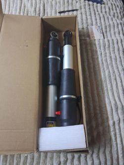 Rear Air Shocks Strut Absorber Compatible with 2015-2020 Chevy Suburban Tahoe Cadillac Escalade ESV GMC Yukon XL