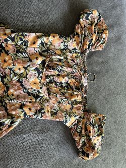 Dizzy Lizzy Lightweight Floral Dress Sz S
