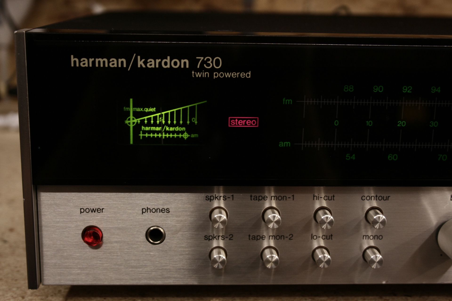 Harman Kardon 730 Twin Powered Vintage Stereo Receiver HiFi