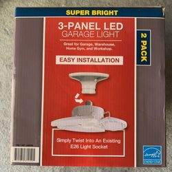 3 Panel Led Garage Light