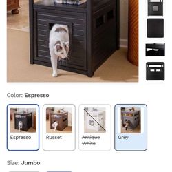 Cat Litter Box Cover 