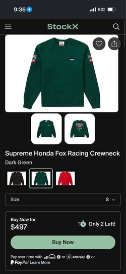 Supreme X Honda race team crew
