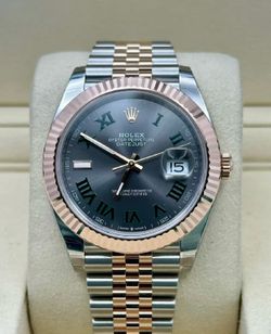 2026 Rolex Datejust "Wimbledon" 41MM Slate Dial Two-Tone Jubilee Bracelet (126331)