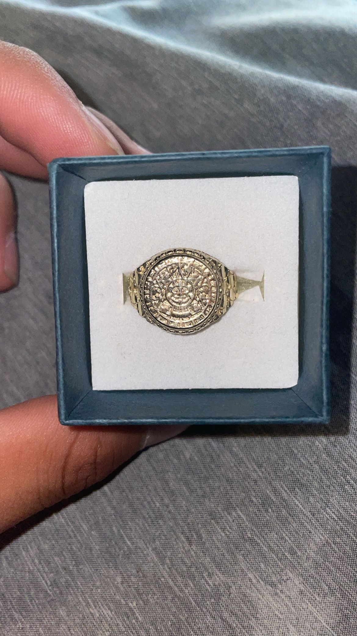 10k Gold Aztec Nugget Ring