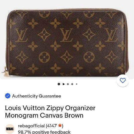 Louis Vuitton zippy wallet M42616(Barley Used) More 1/2 Off What
