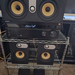 Bowers & Wilkins Speakers & Bluetooth Sony Receiver .
