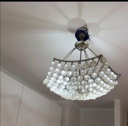 Beautiful crystal ball basket chandelier