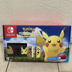 Nintendo Switch Lets Go Pikachu Pokemon Edition 