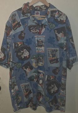 Reyn Spooner Elvis Album Cover Hawaiian Shirt Retro Vintage Flair 70’s 80’s