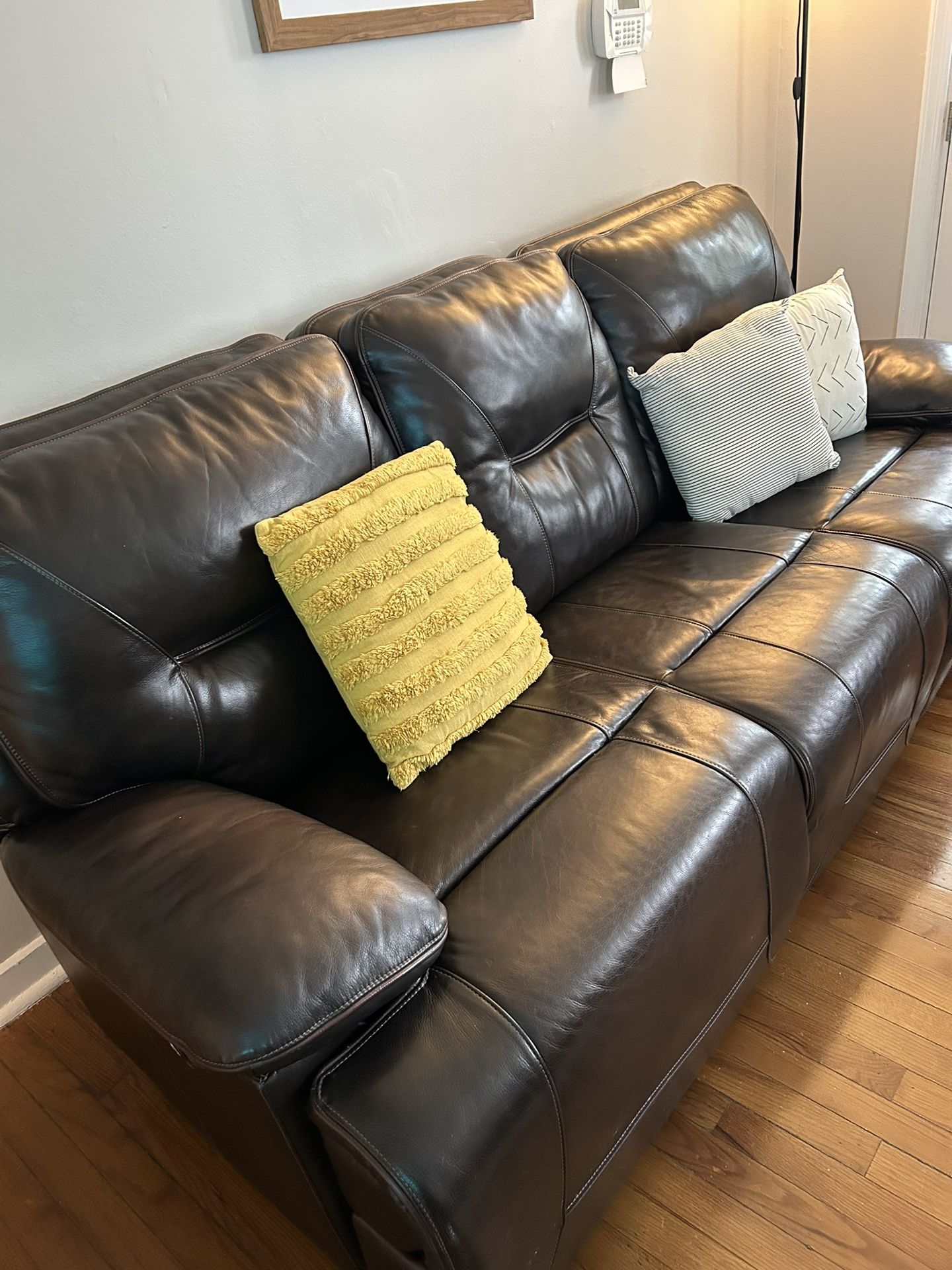 Leather Couch (Ramour flanigan) - $550
