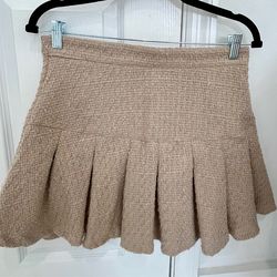 Kendall + Kylie beige skirt, size L (fits like M)