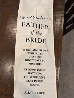 Wedding sash