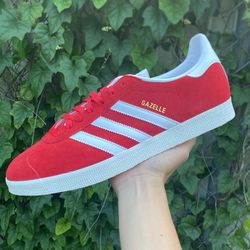 Adidas Gazelle Scarlet White