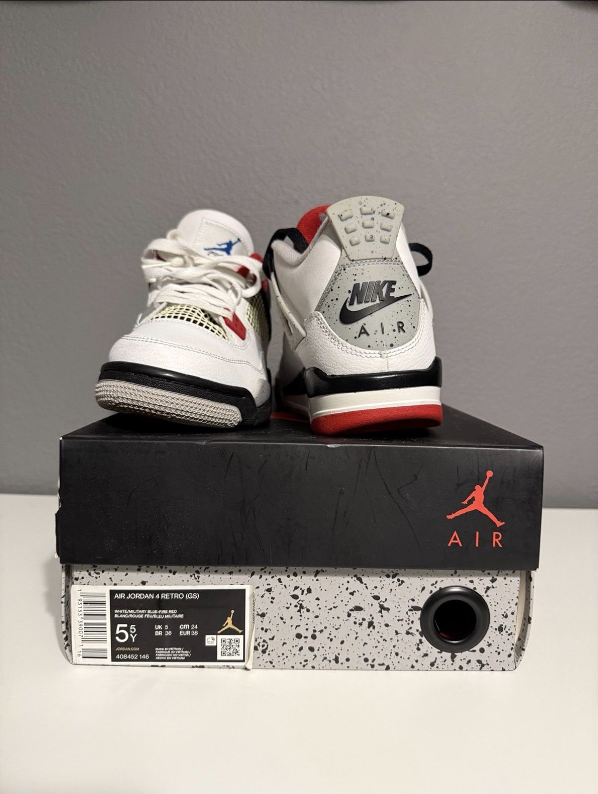Jordan 4 Retro “What The” Gs Size 5.5