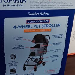 Pet Stroller And Dog Car Barrier 