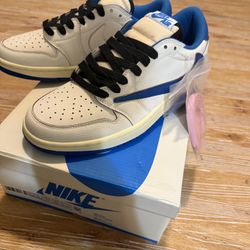 Travis Scott x Air Jordan Sail Military Blue (Size 11)