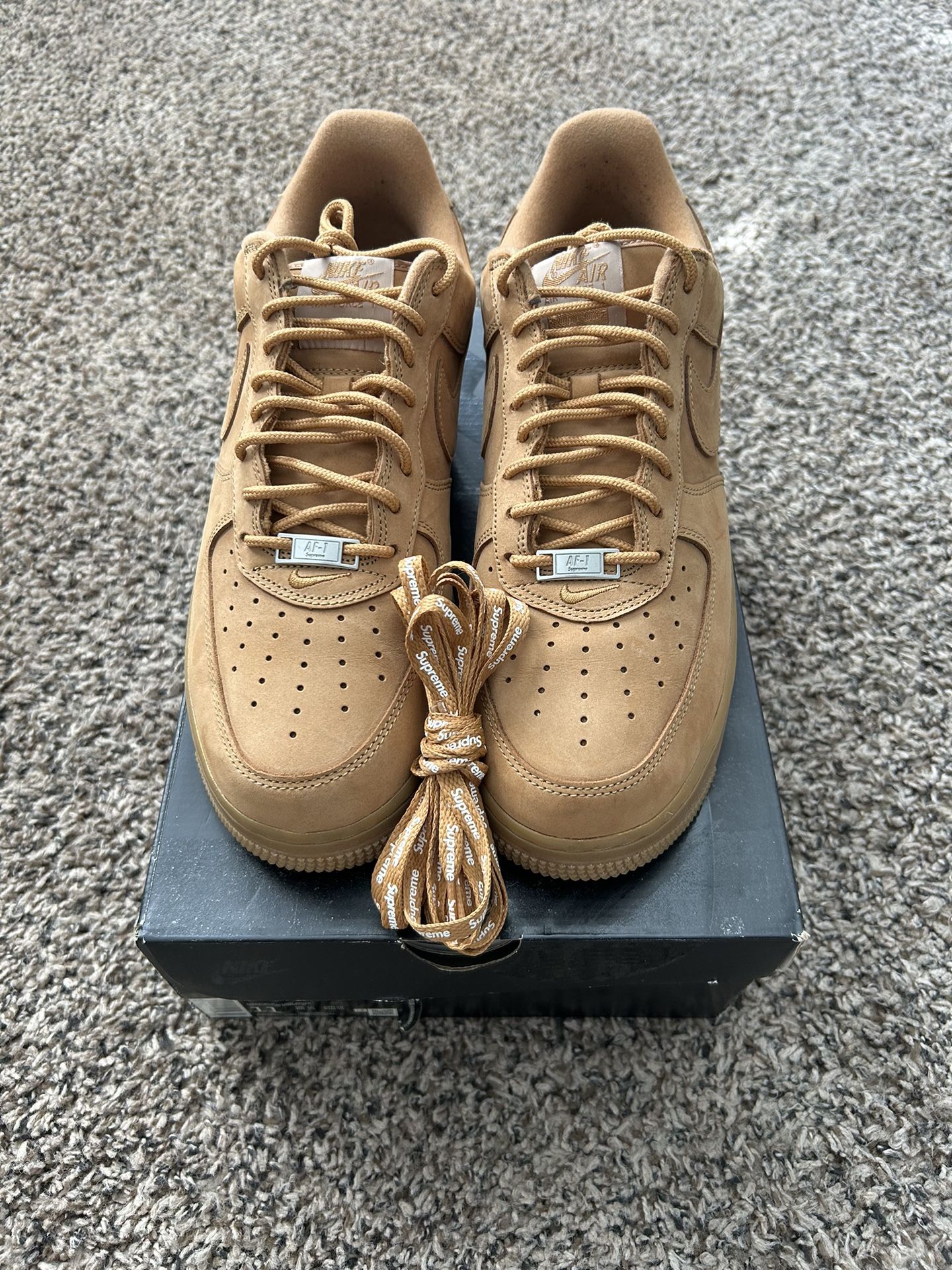 Supreme Wheat Air Force 1 ( Size 11)