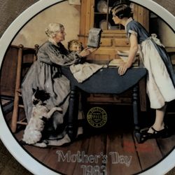 Norman Rockwell Vintage Number Plate