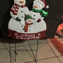 Outdoor Metal Christmas Decor
