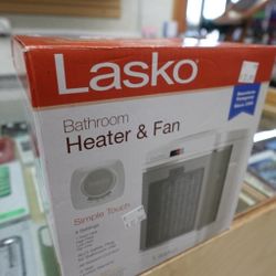 Lasko 1500W Electric Bathroom Space Heater w/ Timer