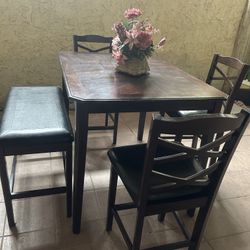 Dining Table /  Bar Stools 