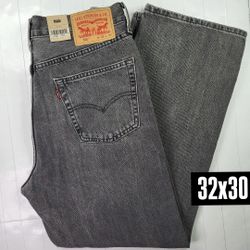 Levis 565 Loose Straight Gray Jeans