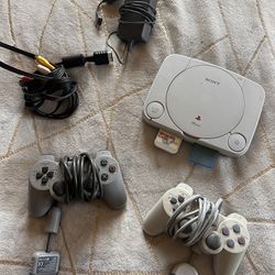 PS1 Grey Console  