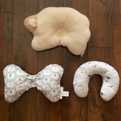 $16 For All - Flat Head Baby Pillow + Baby Neck Support 