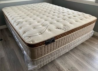 King organic cloud edition Europillow top 12inch mattress