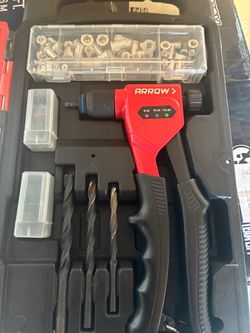 Arrow Rivet Nut Tool Kit with Drill Bits