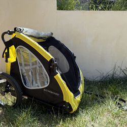 Two Schwinn Bike Trailers