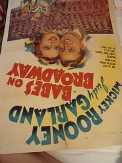Babes on Broadway Original Movie Poster