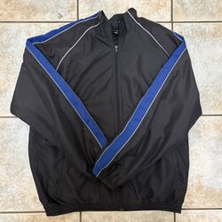 Vintage 90s cheetah windbreaker track jacket size-L