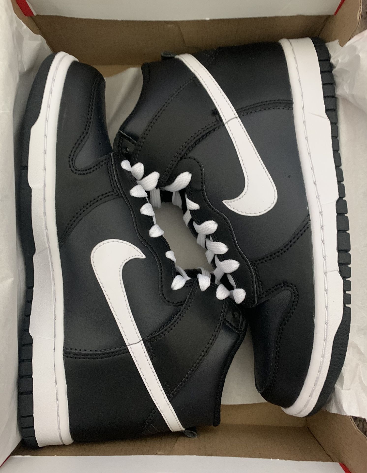Nike Dunk High Anthracite White Size 6Y