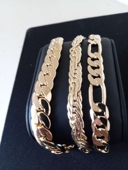 Gold Deep Plated Bracelets Jewelry