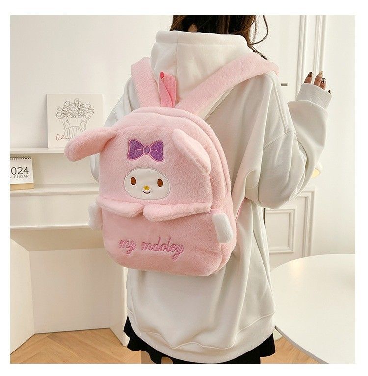 Pink Melody Backpack For Girls Cute Sanrio