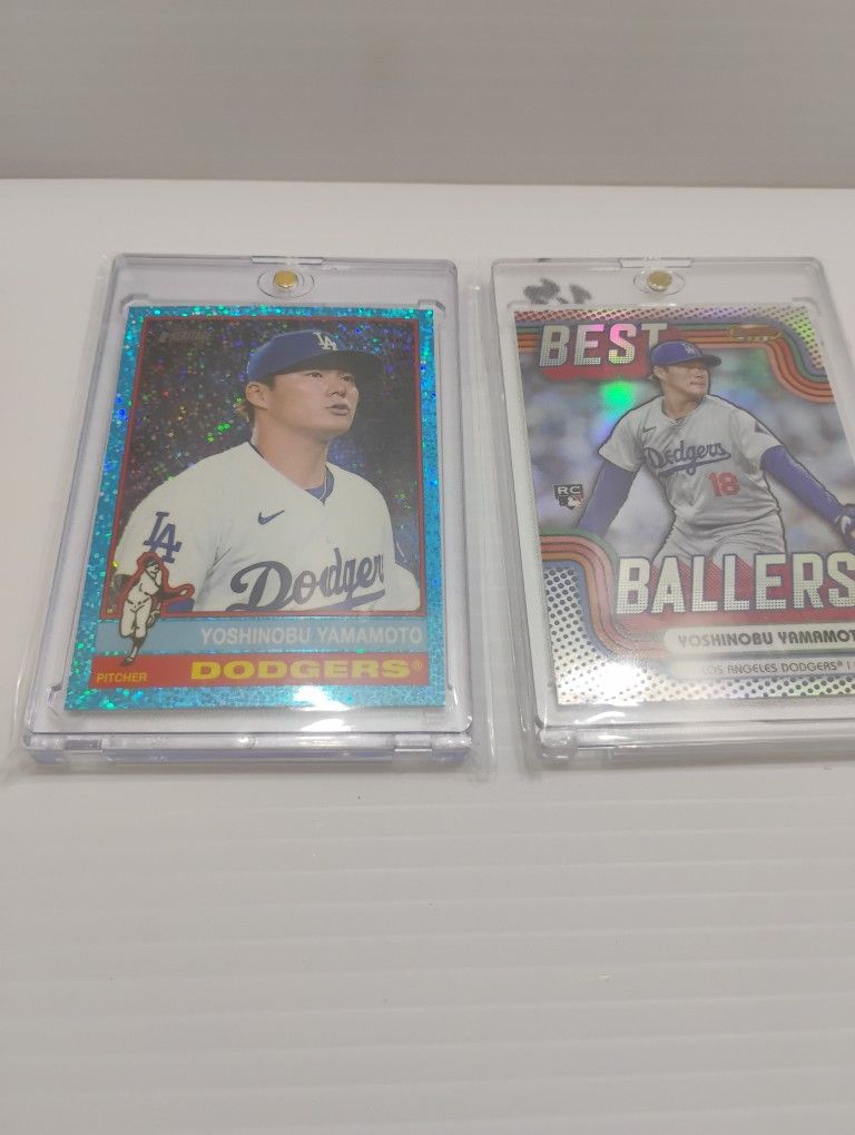 Yoshinobu Yamamoto Dodgers Cards