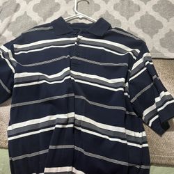 Striped Polo Tee 