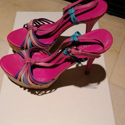 BCBG Pink Candy High Heel Stilettos Size 7.5