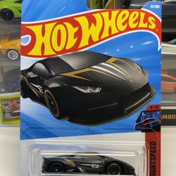 🇮🇹 HOT WHEELS 2025 - Black LB-Works Lamborghini Huracan Coupe - NightSpeed 91/250 - Die Cast Toy 1:64