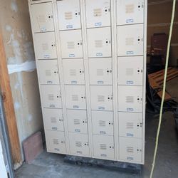 24+12 Lyon Industrial Lockers 