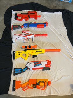 Nerf Guns & Target