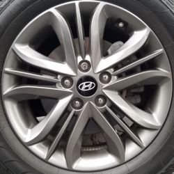 Hyundai Elantra Rims Genesis Wheels Santa Fe Veloster Kona Accent Tucson 