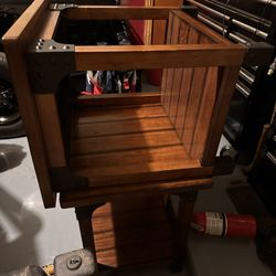 2 Wood End Tables 