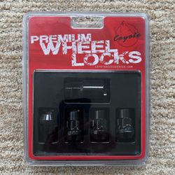 Premium Black Locking Lug Nuts - Aftermarket Wheels