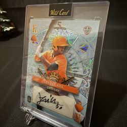 1/1 Levi Clark 2024 Wild Card Auto 